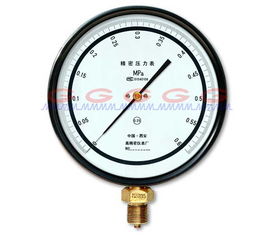 0.25級 0.6mpa精密壓力表照片 西安高精密儀表廠產品